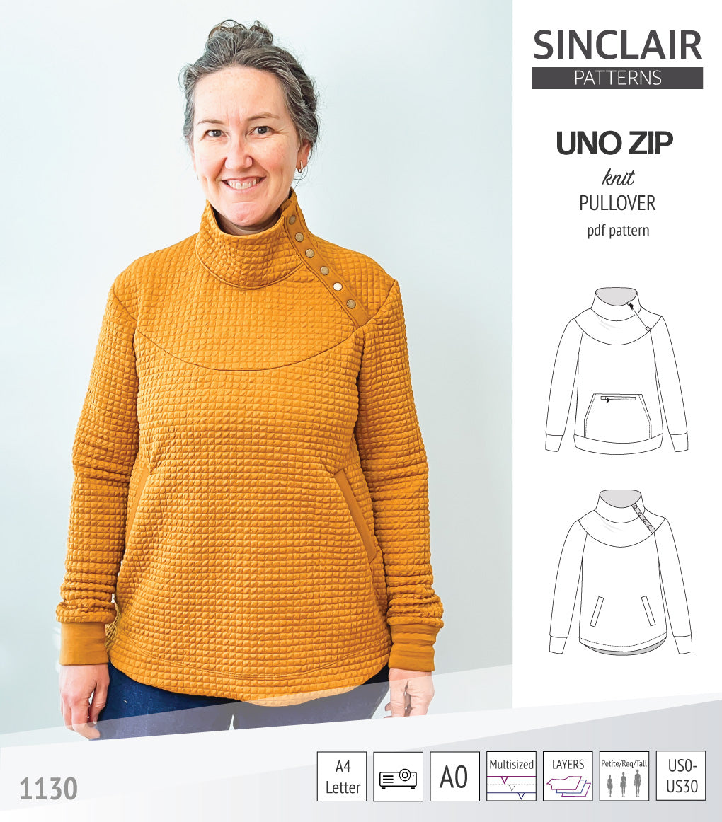 Uno zip pullover (PDF)
