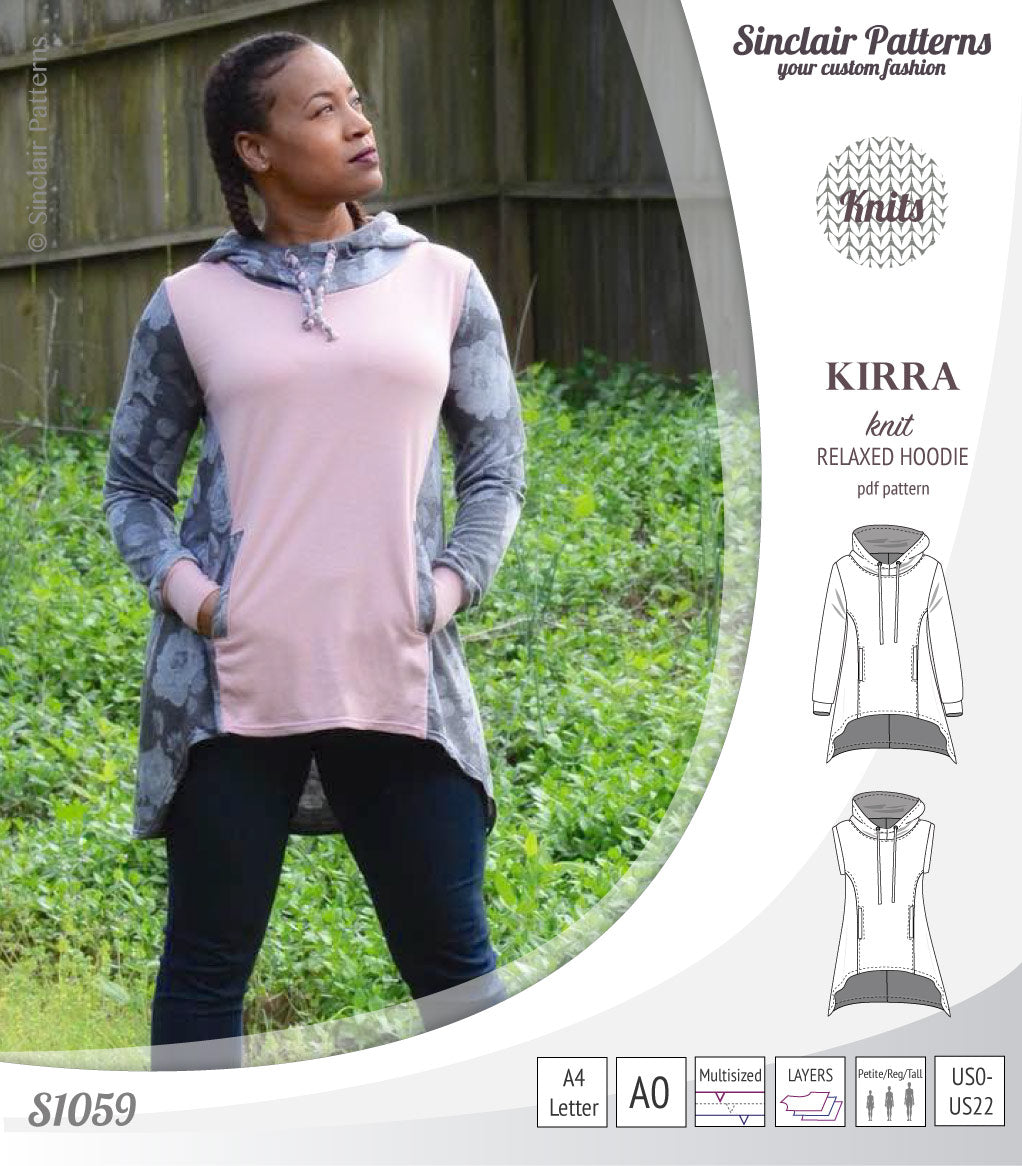Kirra relaxed fit hoodie (PDF)
