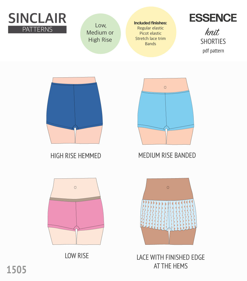 Essence classic shorties underwear (PDF)