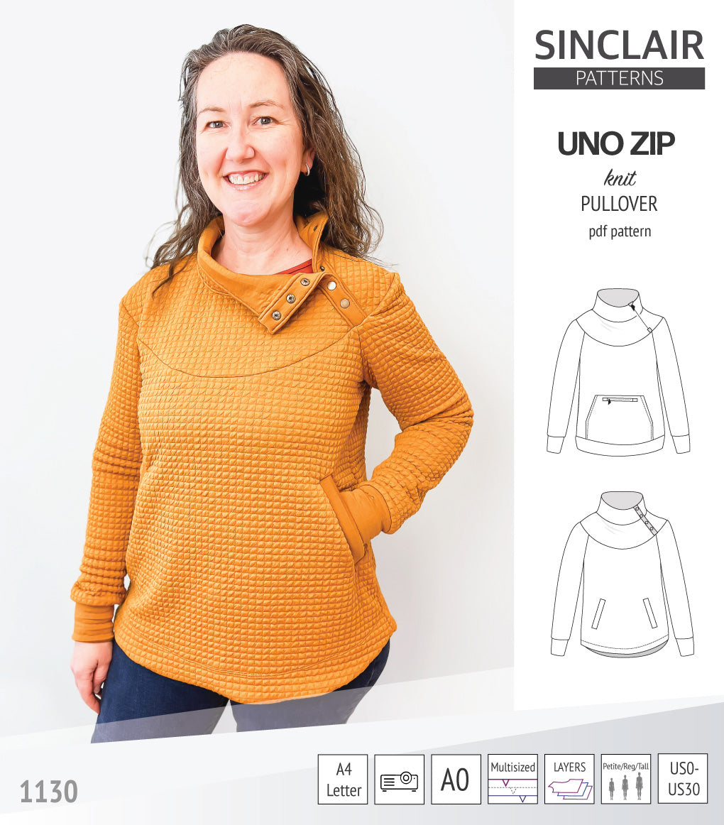 Uno zip pullover (PDF)