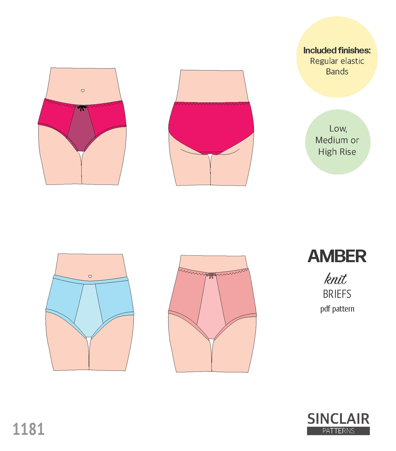 Amber briefs underwear for women (PDF)