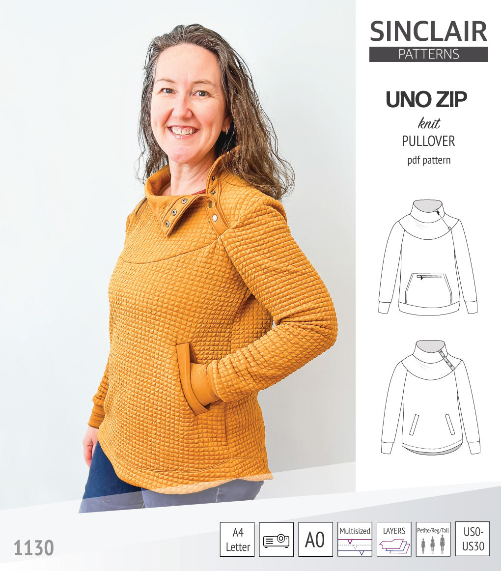 Uno zip pullover (PDF)
