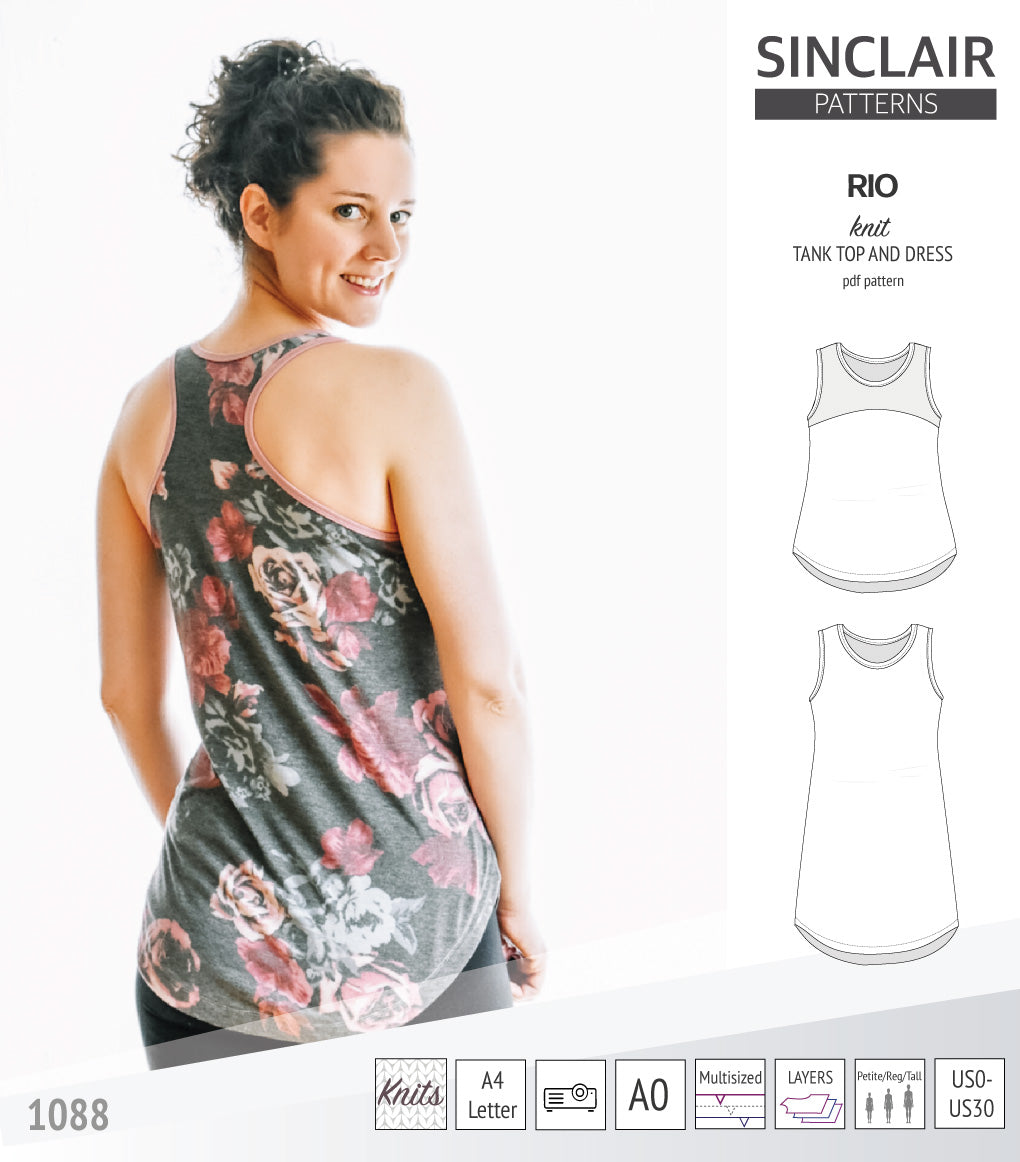 Rio knit top and dress (PDF)