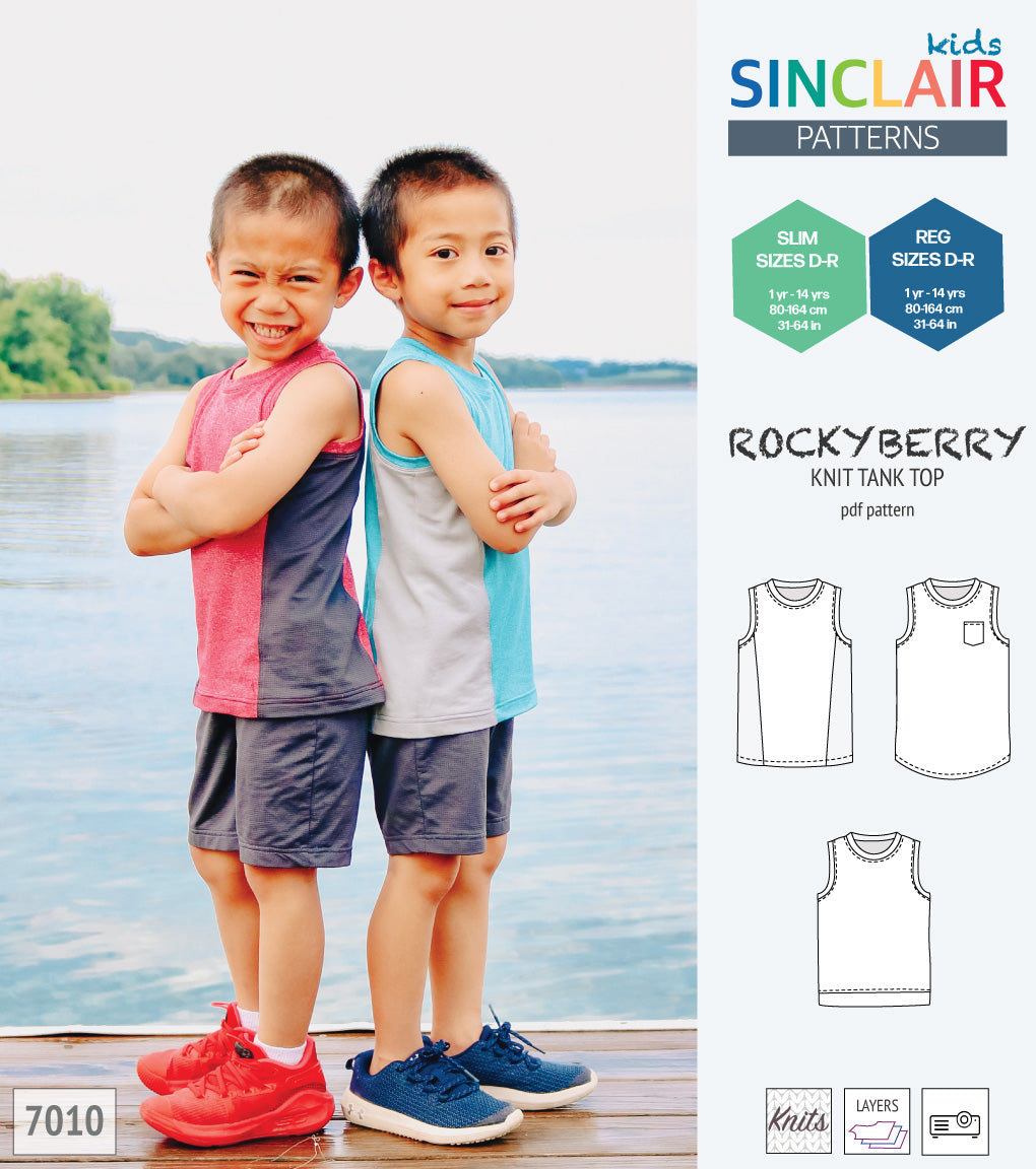 Rockyberry knit tank top for children (PDF)