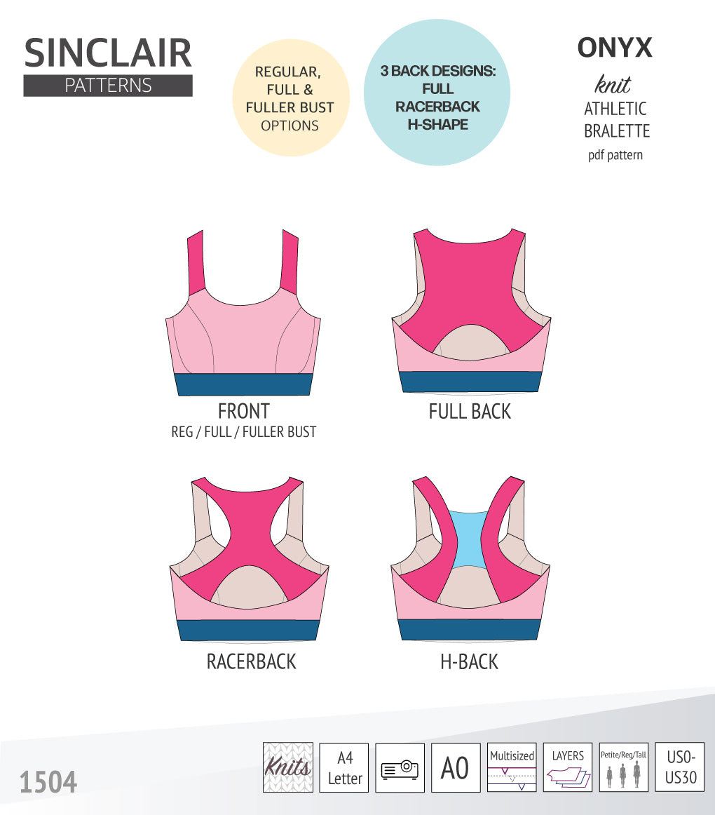 Onyx wireless athletic bralette (PDF)