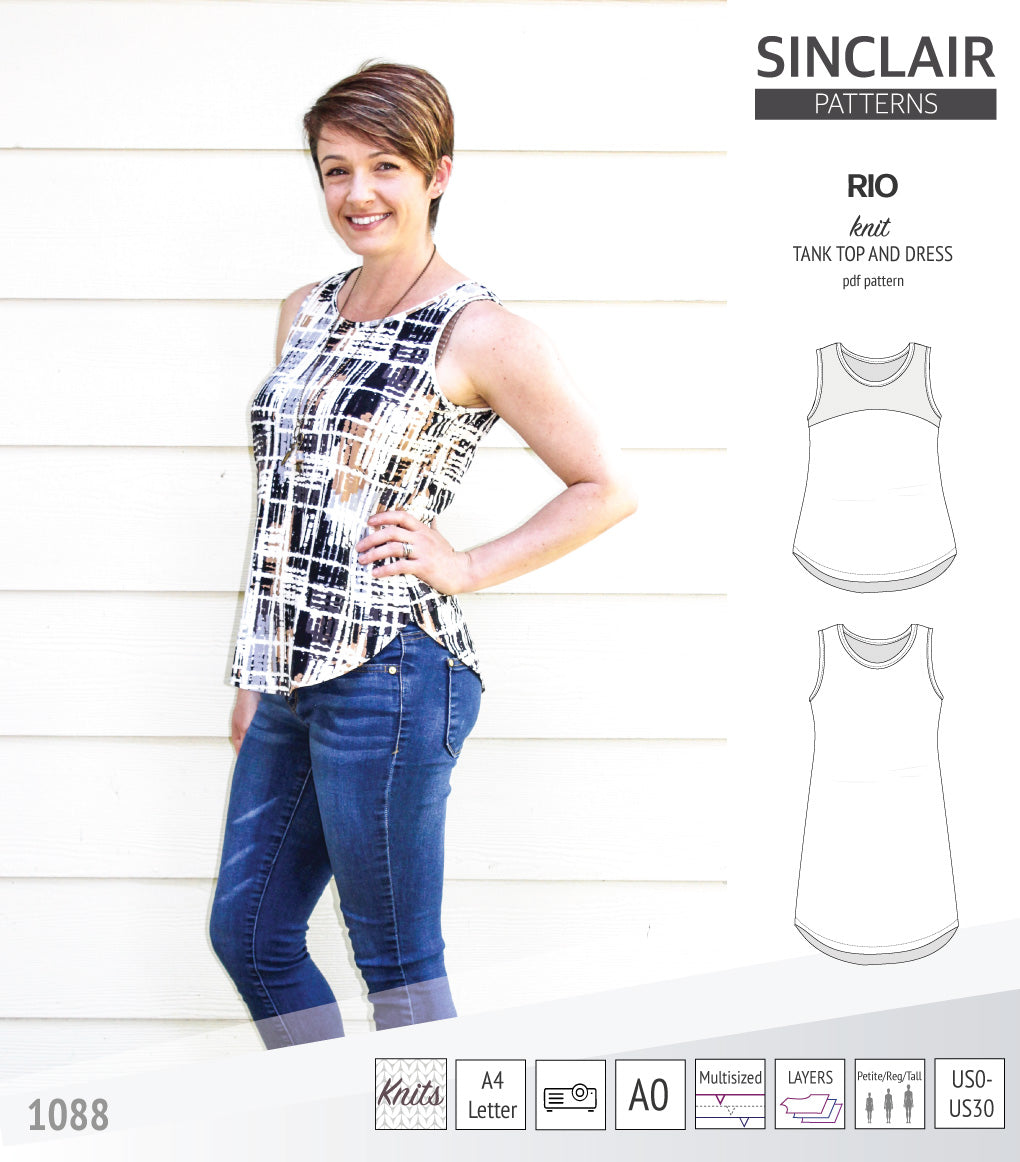 Rio knit top and dress (PDF)