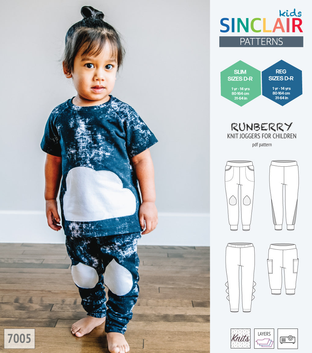 Runberry joggers with options for children (PDF)