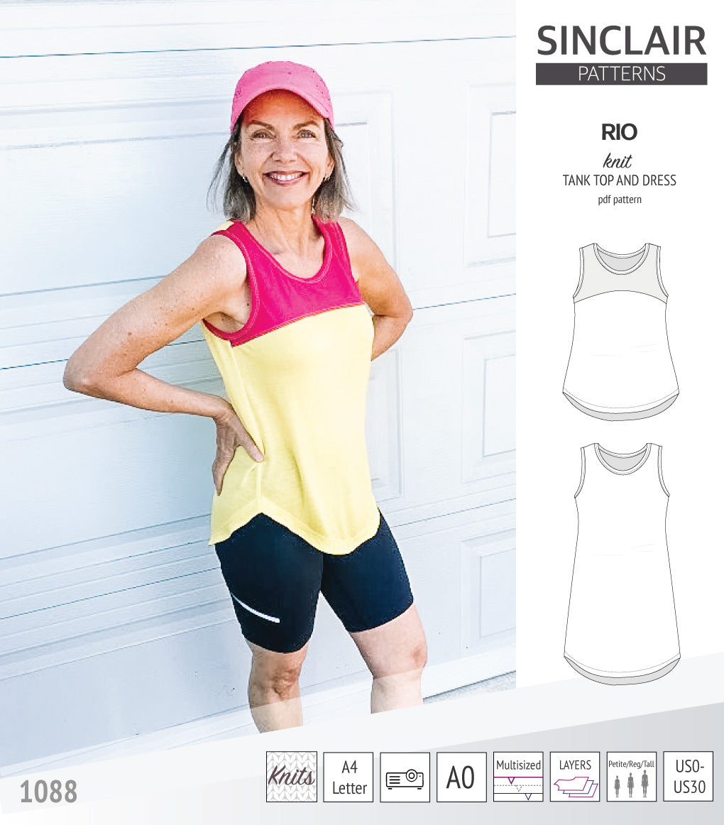 Rio knit top and dress (PDF)
