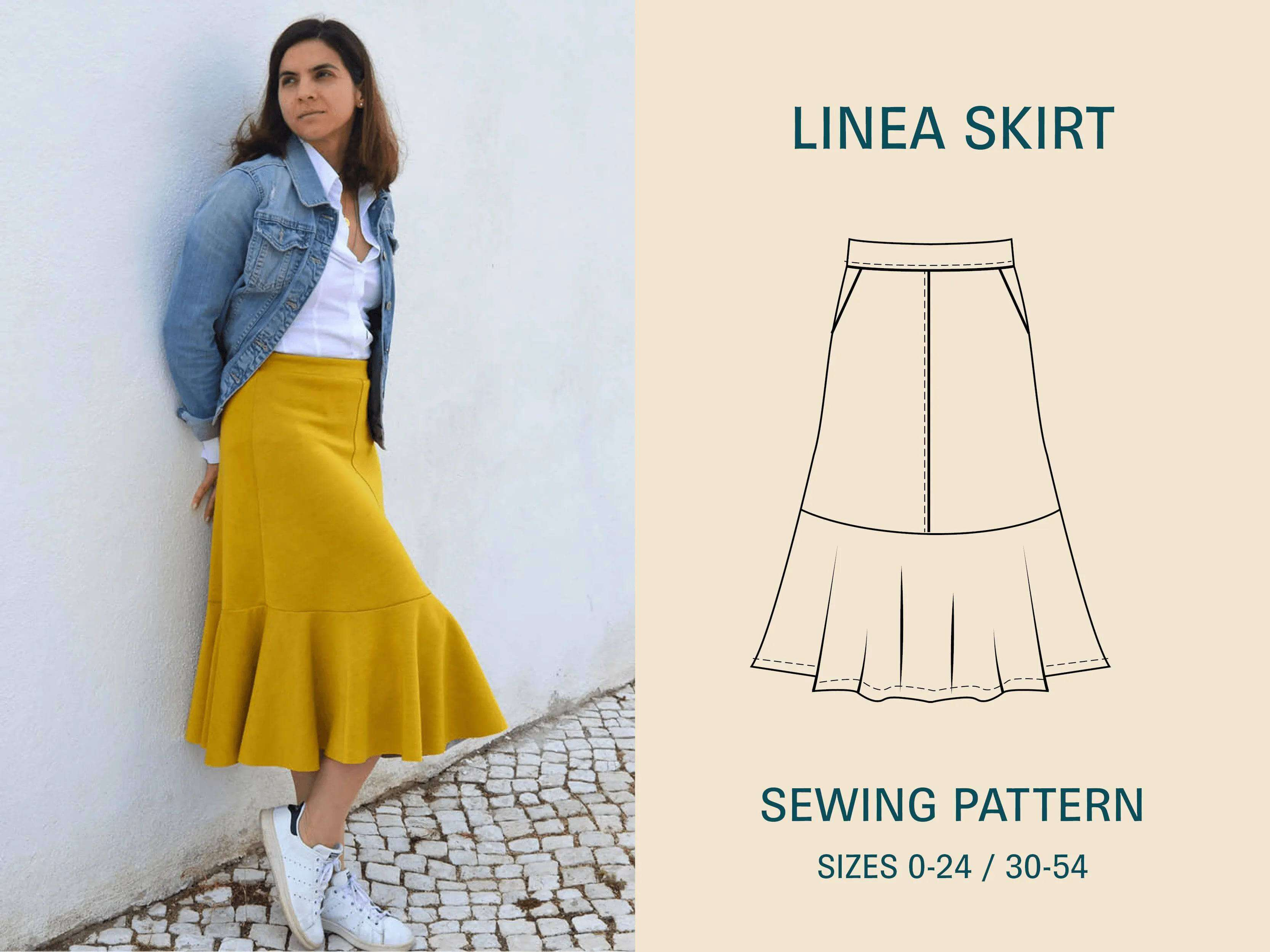 Linea A-line skirt Pattern