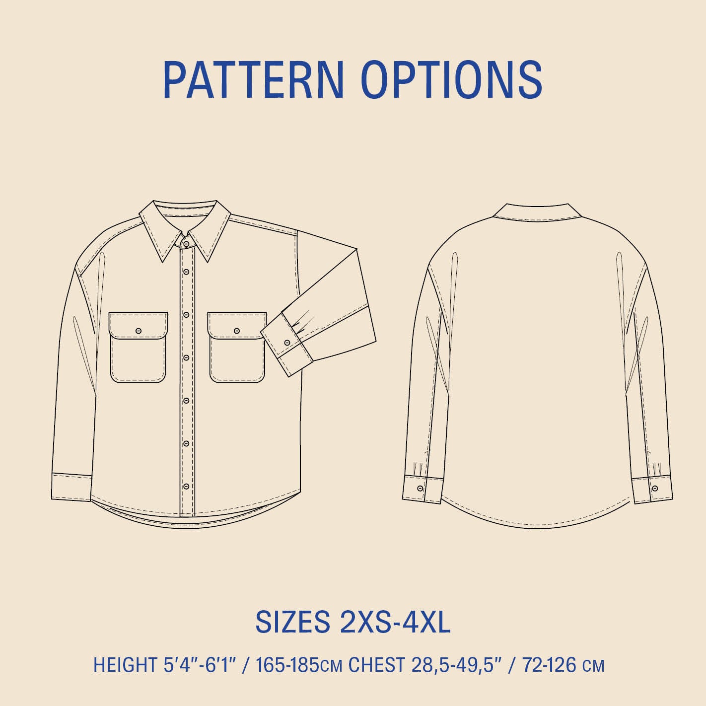 Heavy shirt sewing pattern