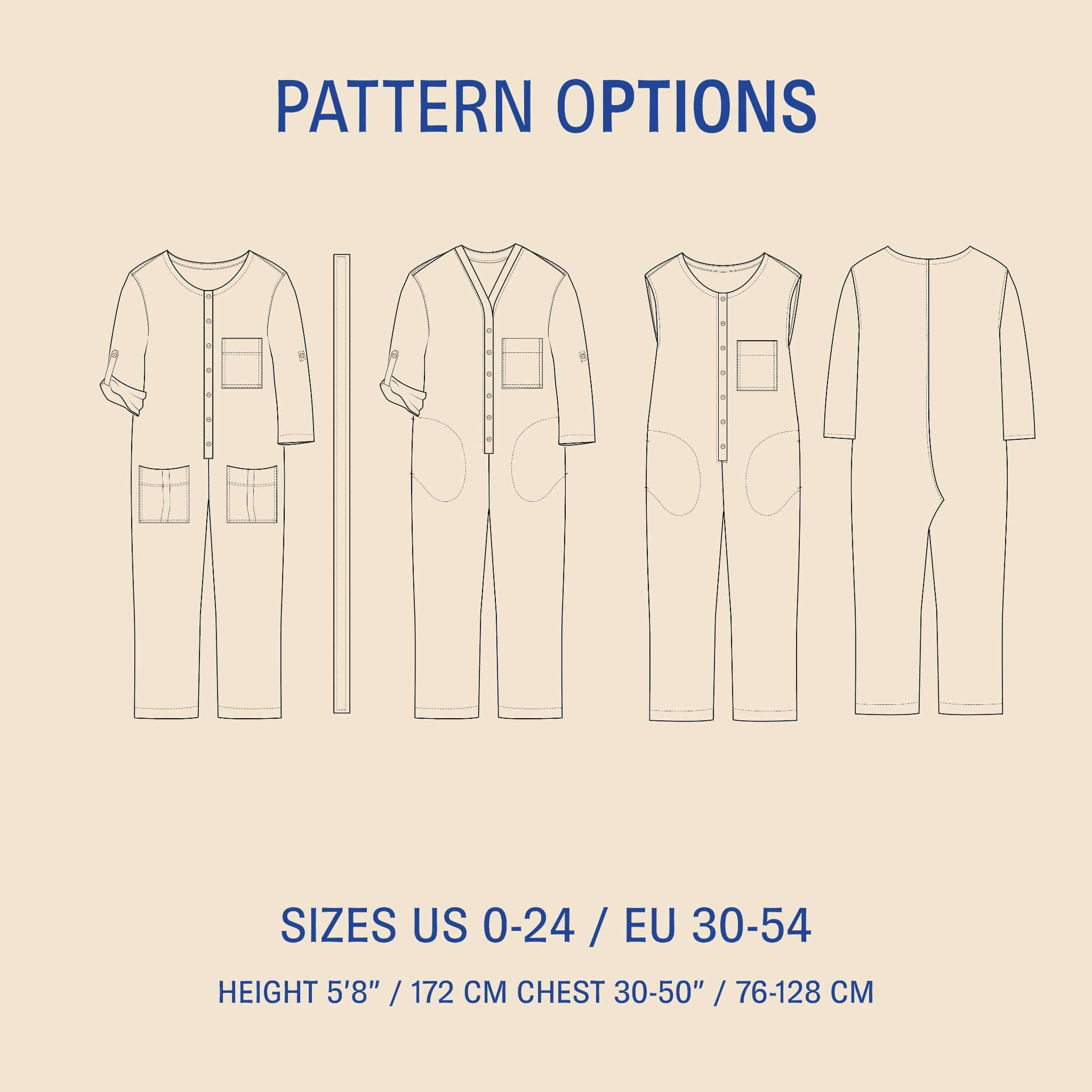 Aviator Jumpsuit sewing pattern