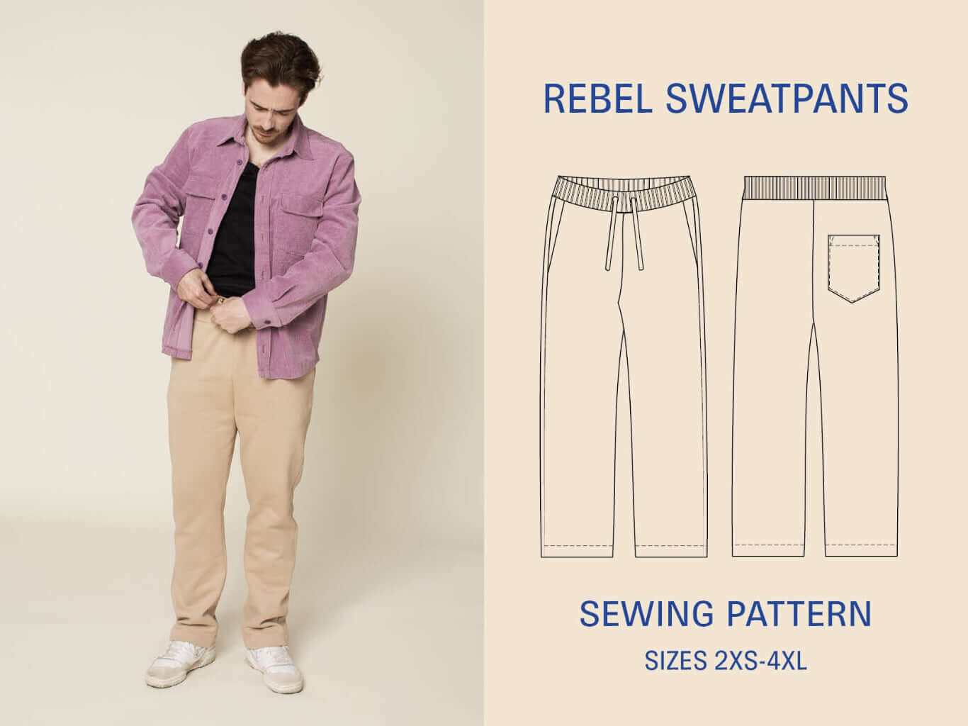 Sweatpants sewing pattern