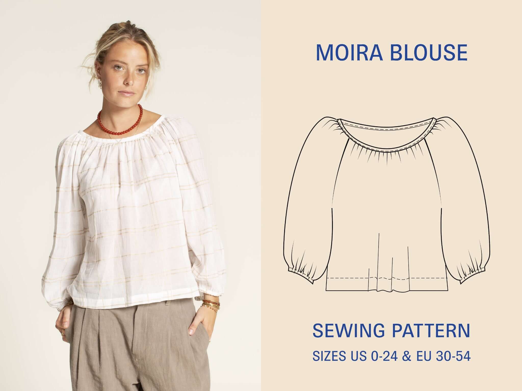 Moira blouse Sewing Pattern