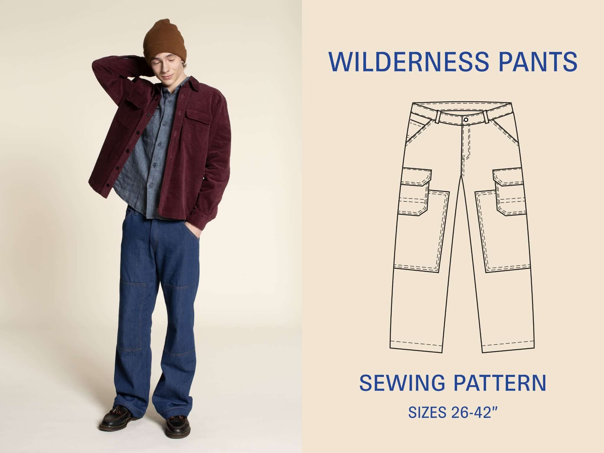 Wilderness pants sewing pattern