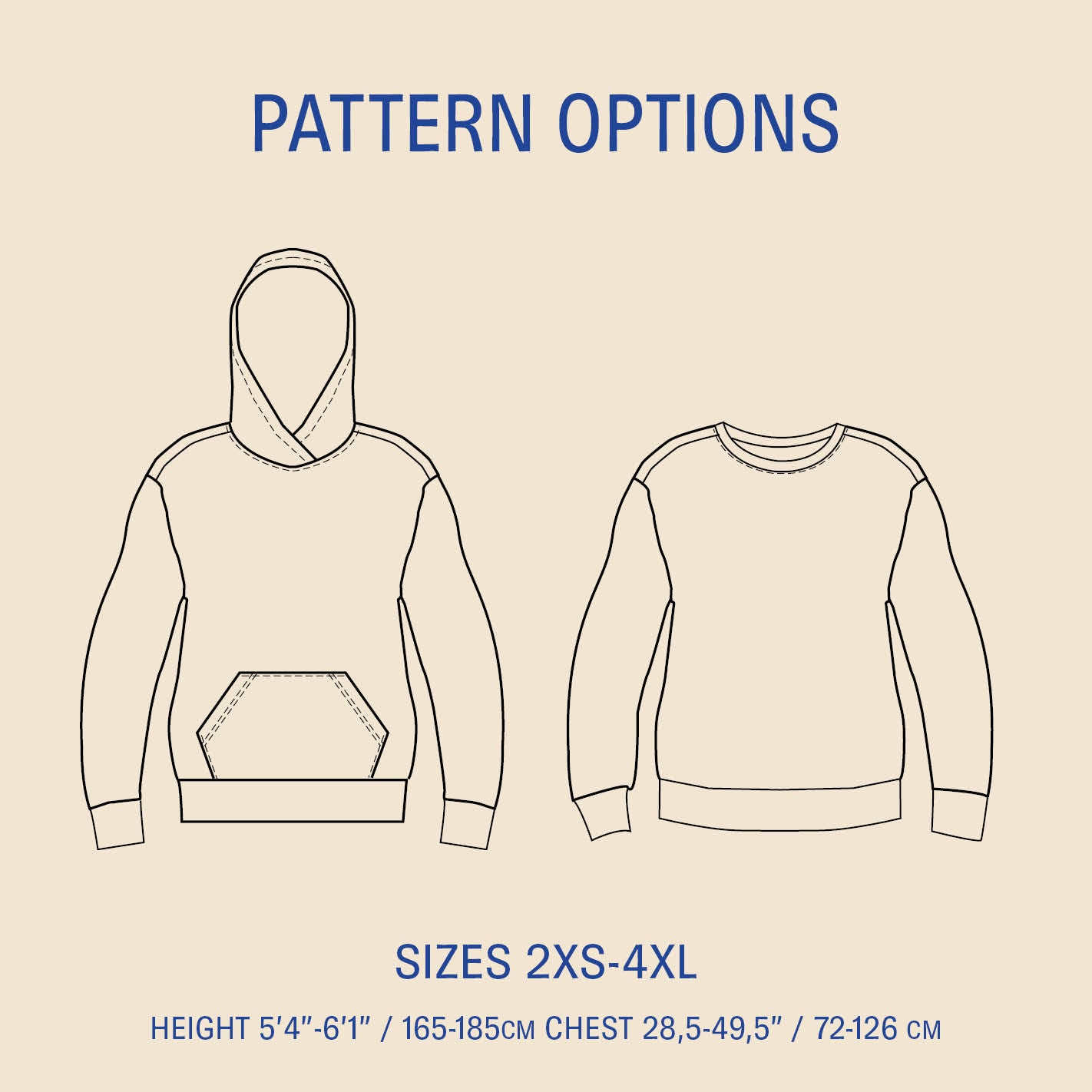 Hubert Hoodie sewing pattern