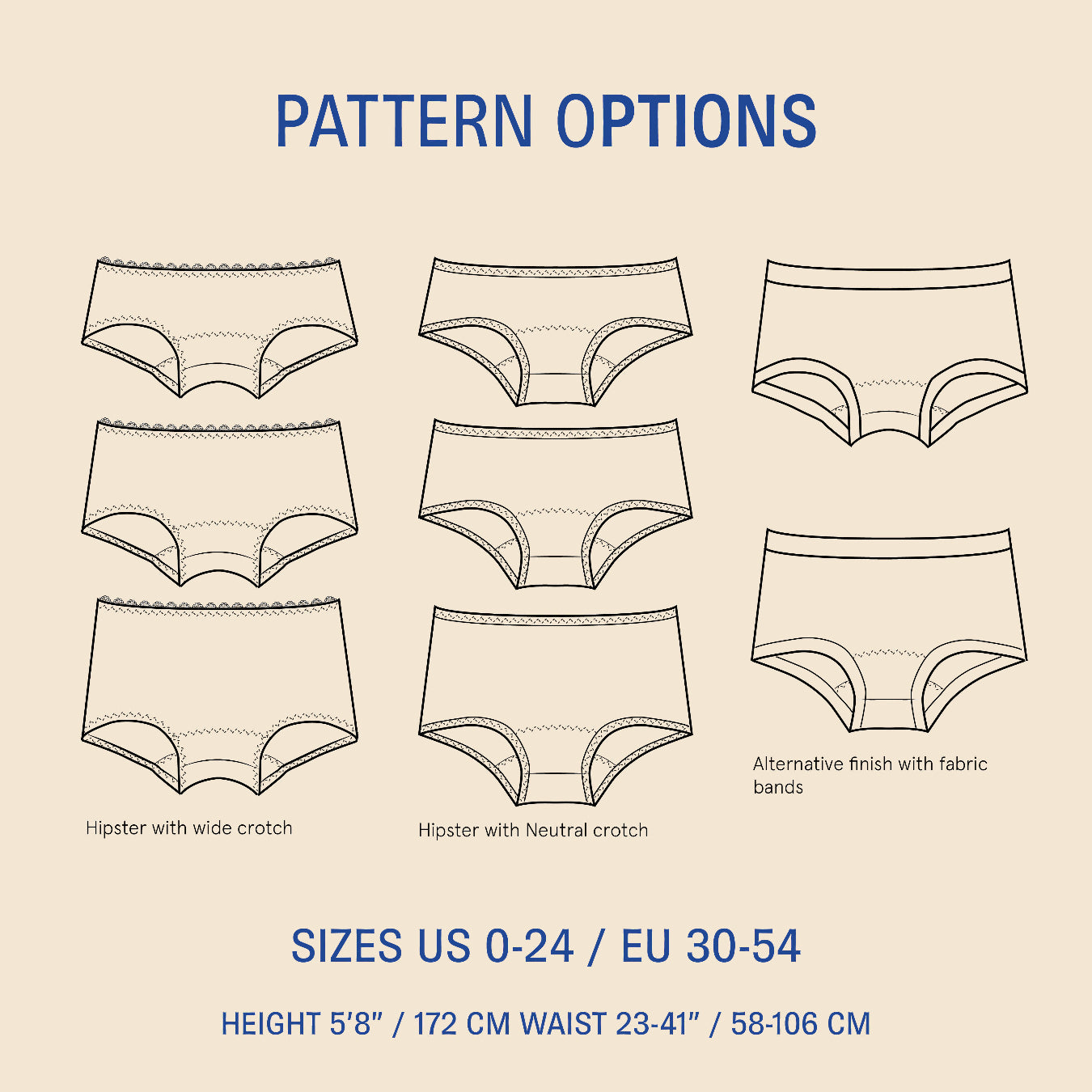 Hipster underwear Pattern