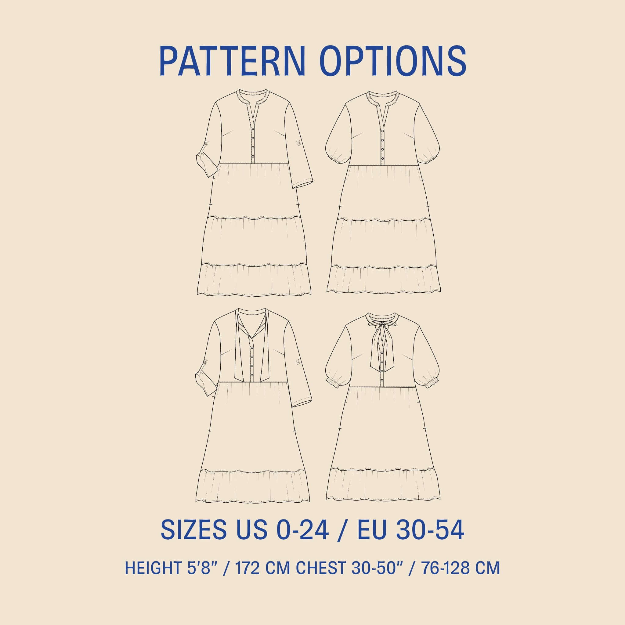 Freedom dress sewing pattern