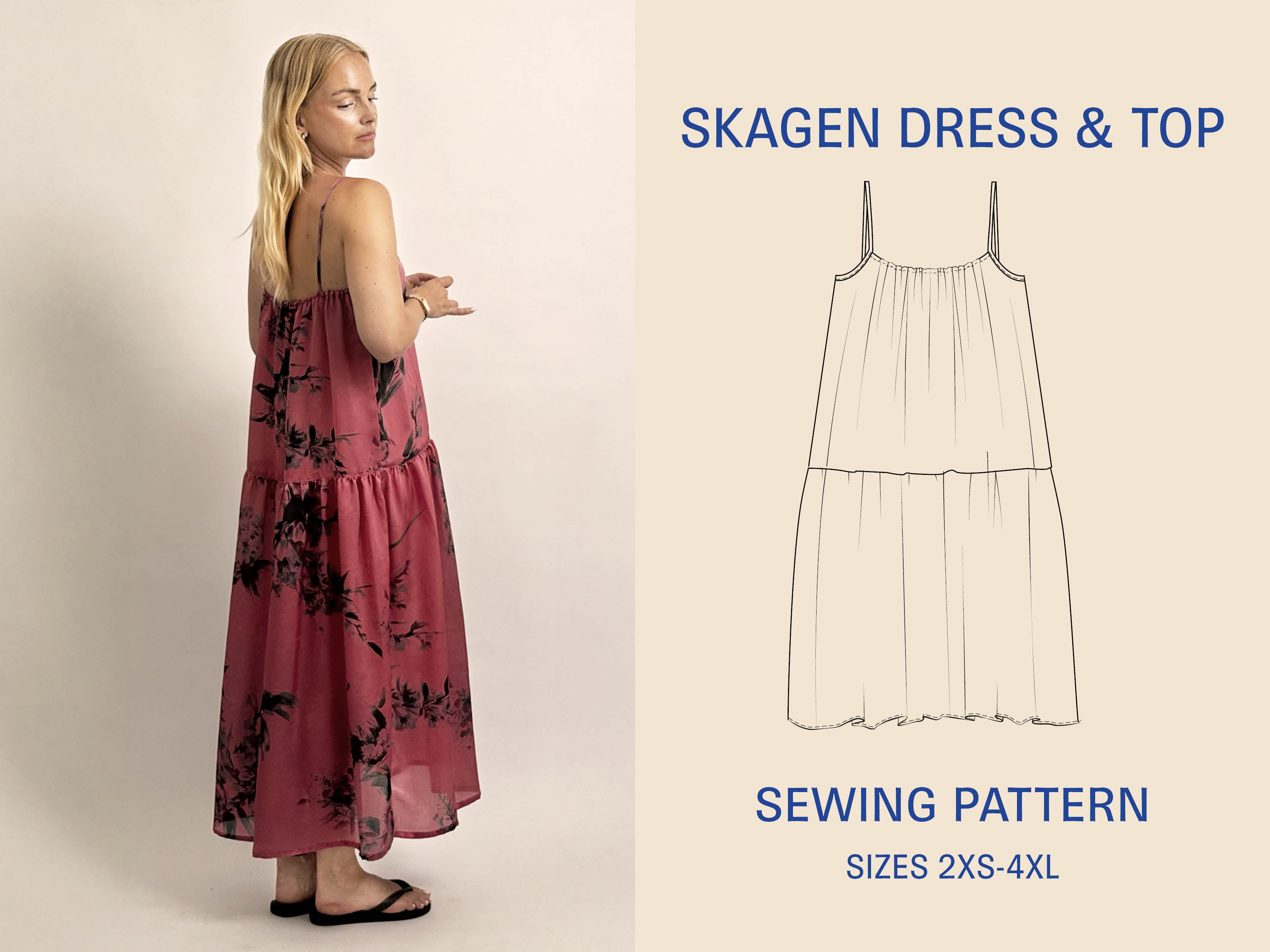 Skagen Dress sewing pattern Wardrobe By Me