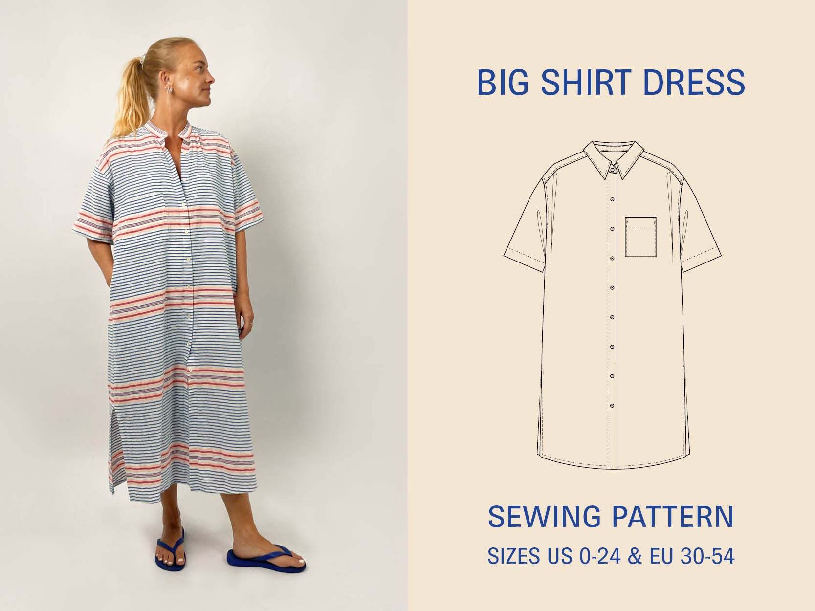Big Shirt Sewing Pattern