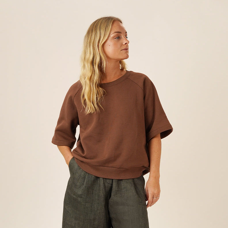 Boxy Raglan Sweater sewing pattern