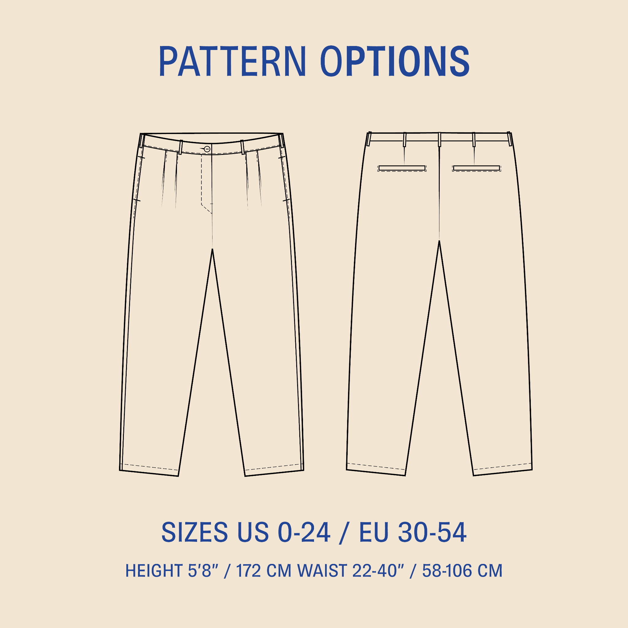 Cocoon Pants sewing pattern