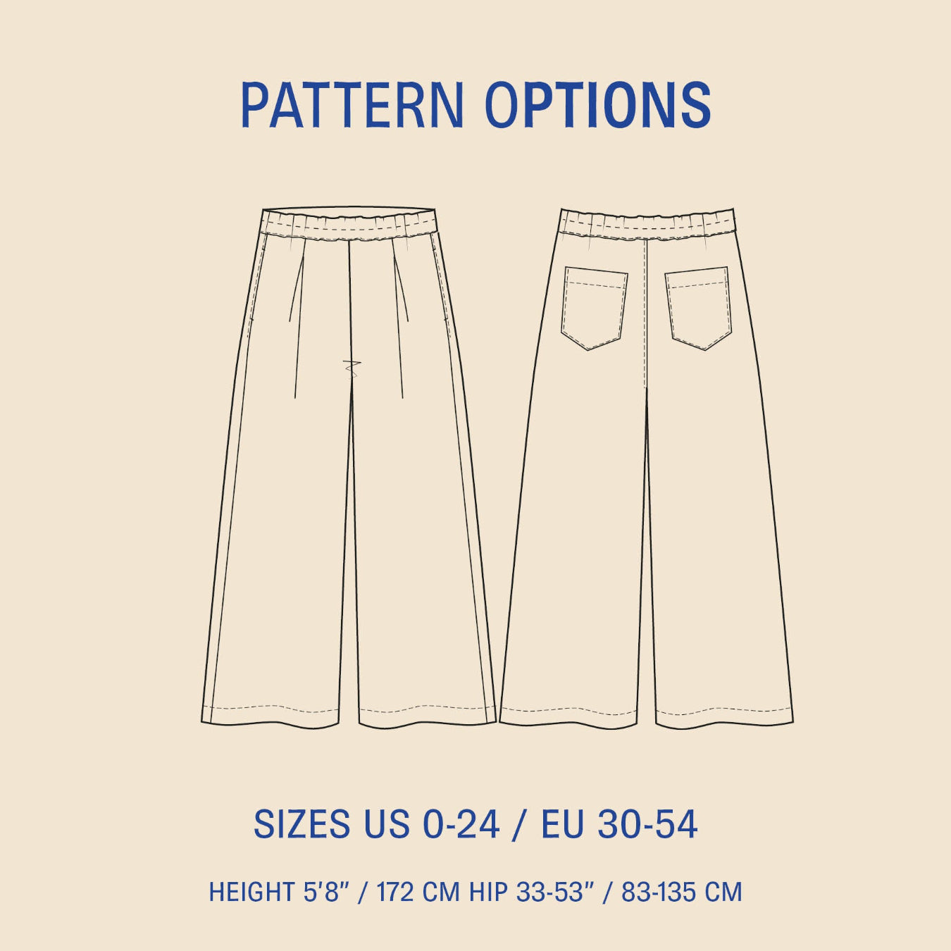 Palazzo Pants Sewing Pattern