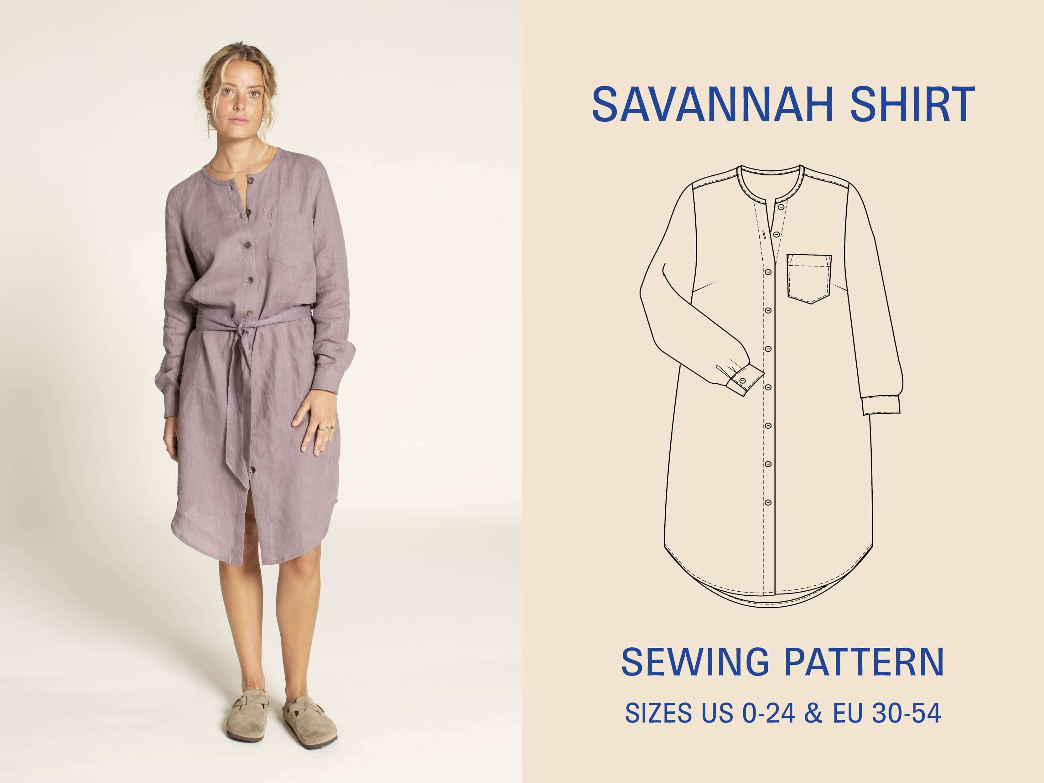 Savannah Shirt Sewing Pattern