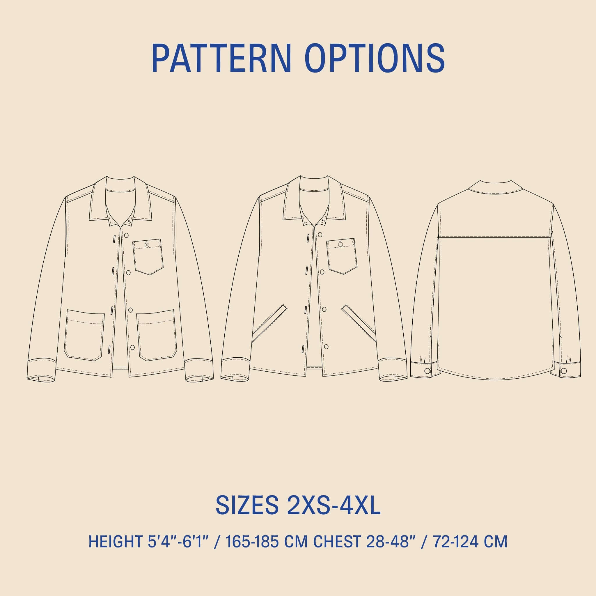 Overshirt sewing pattern