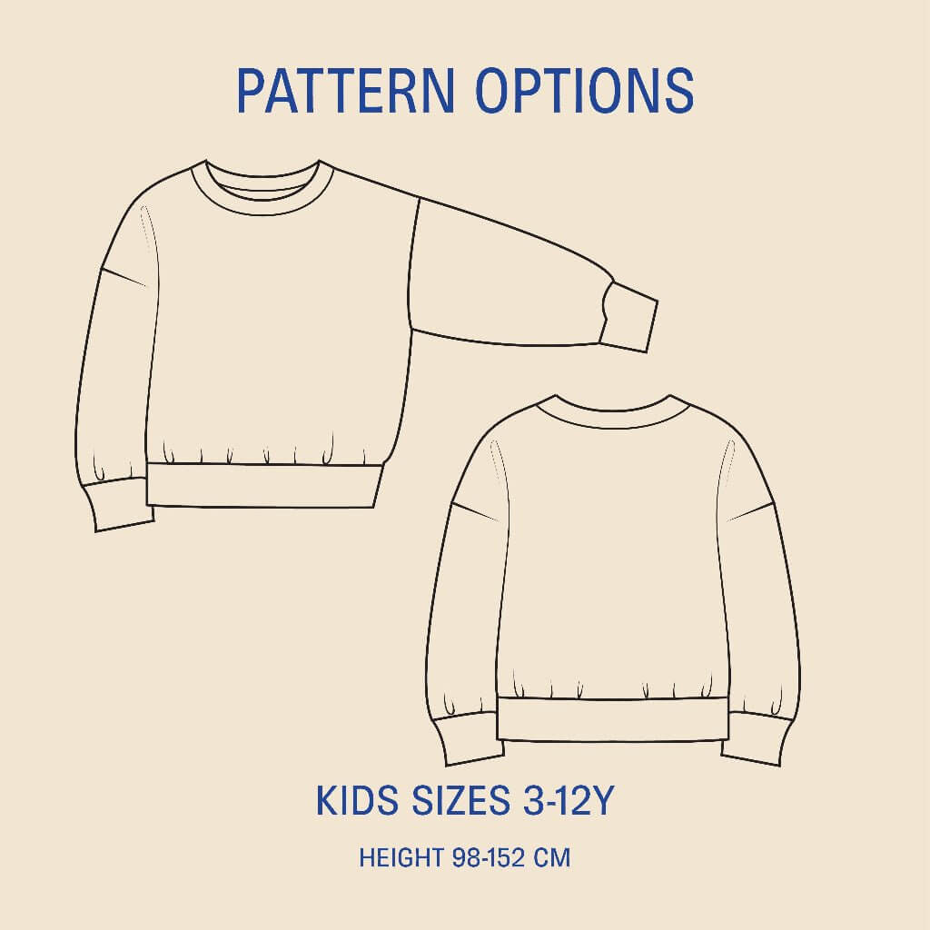 Kids James Sweater Sewing Pattern