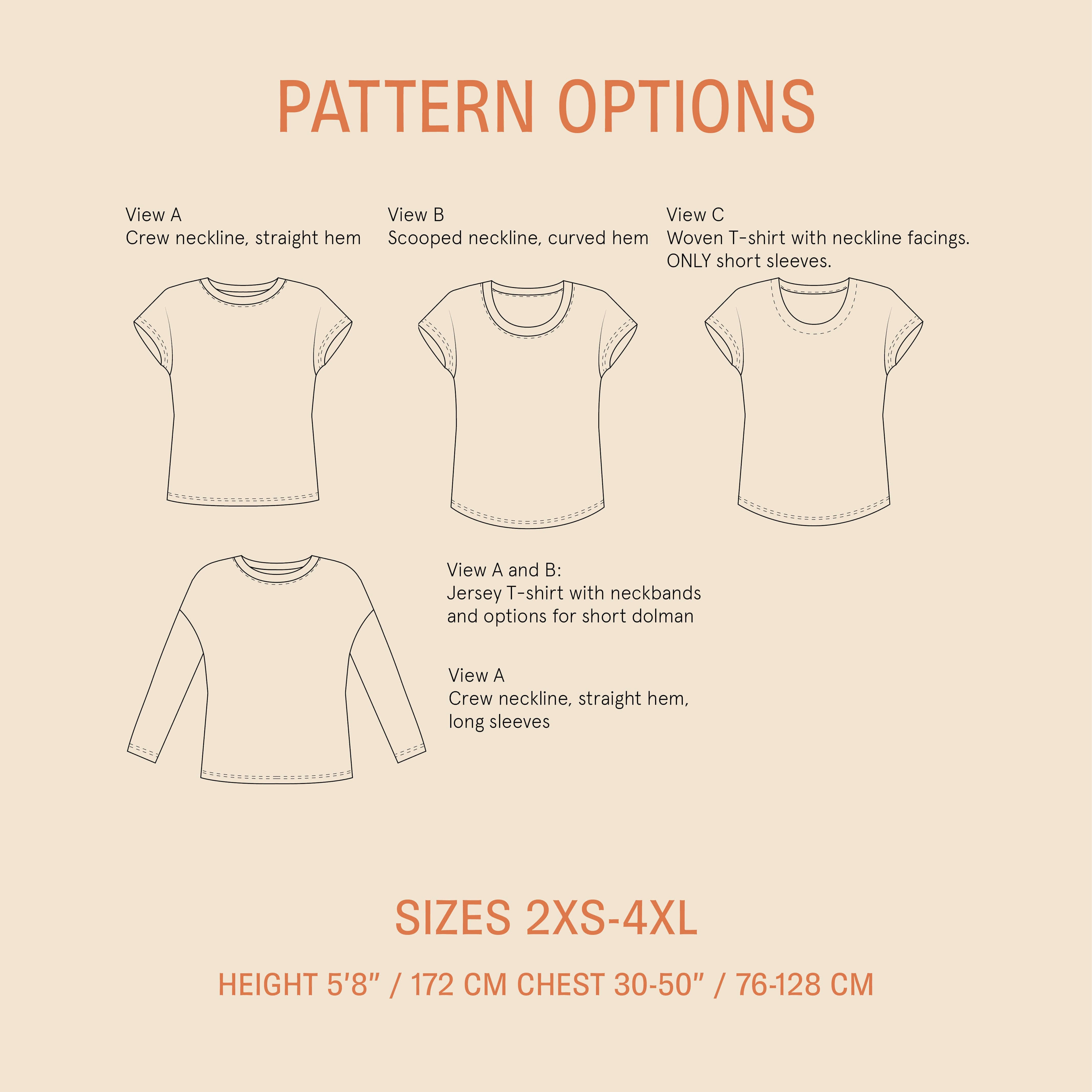 Easy T-shirt Sewing Pattern