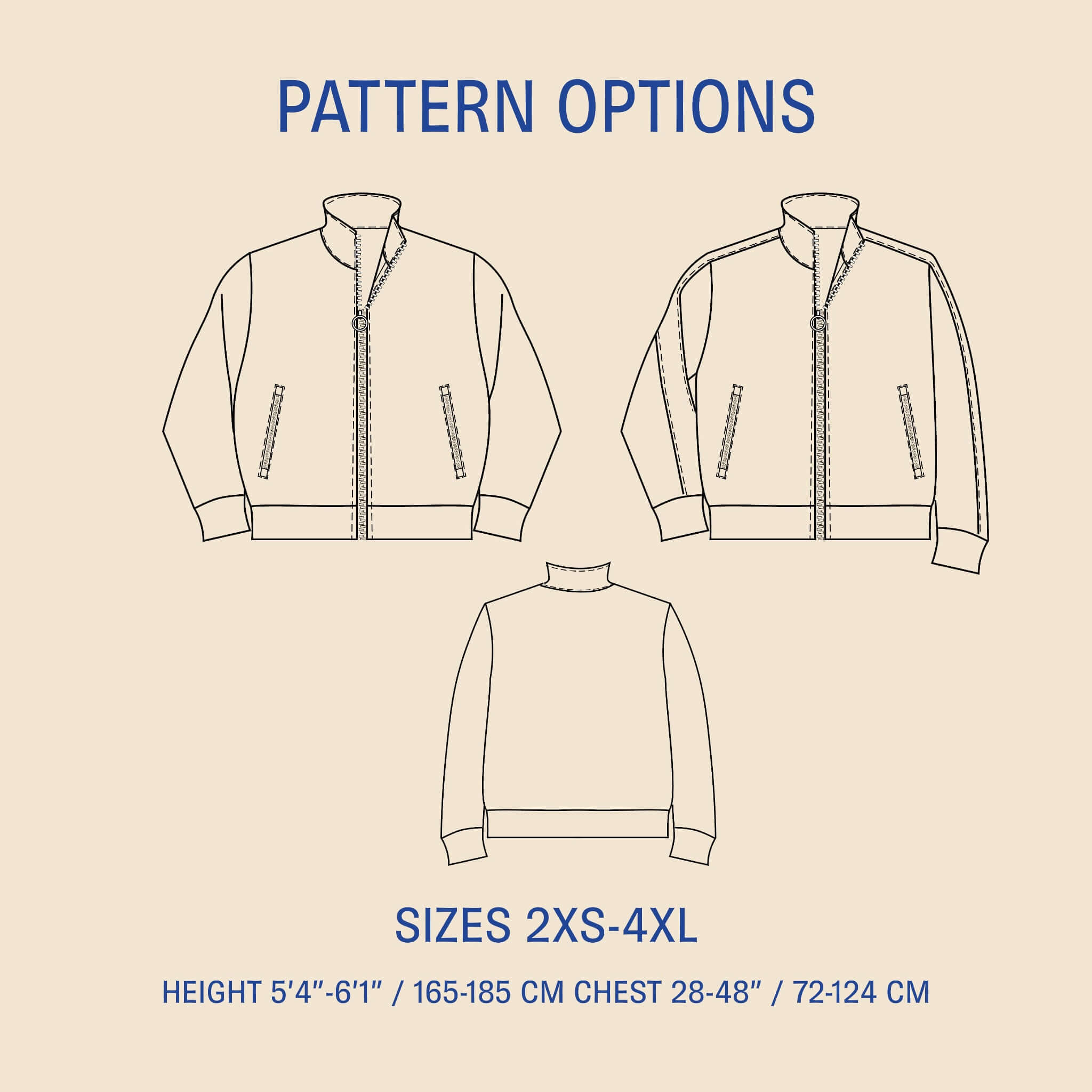Track Jacket sewing pattern