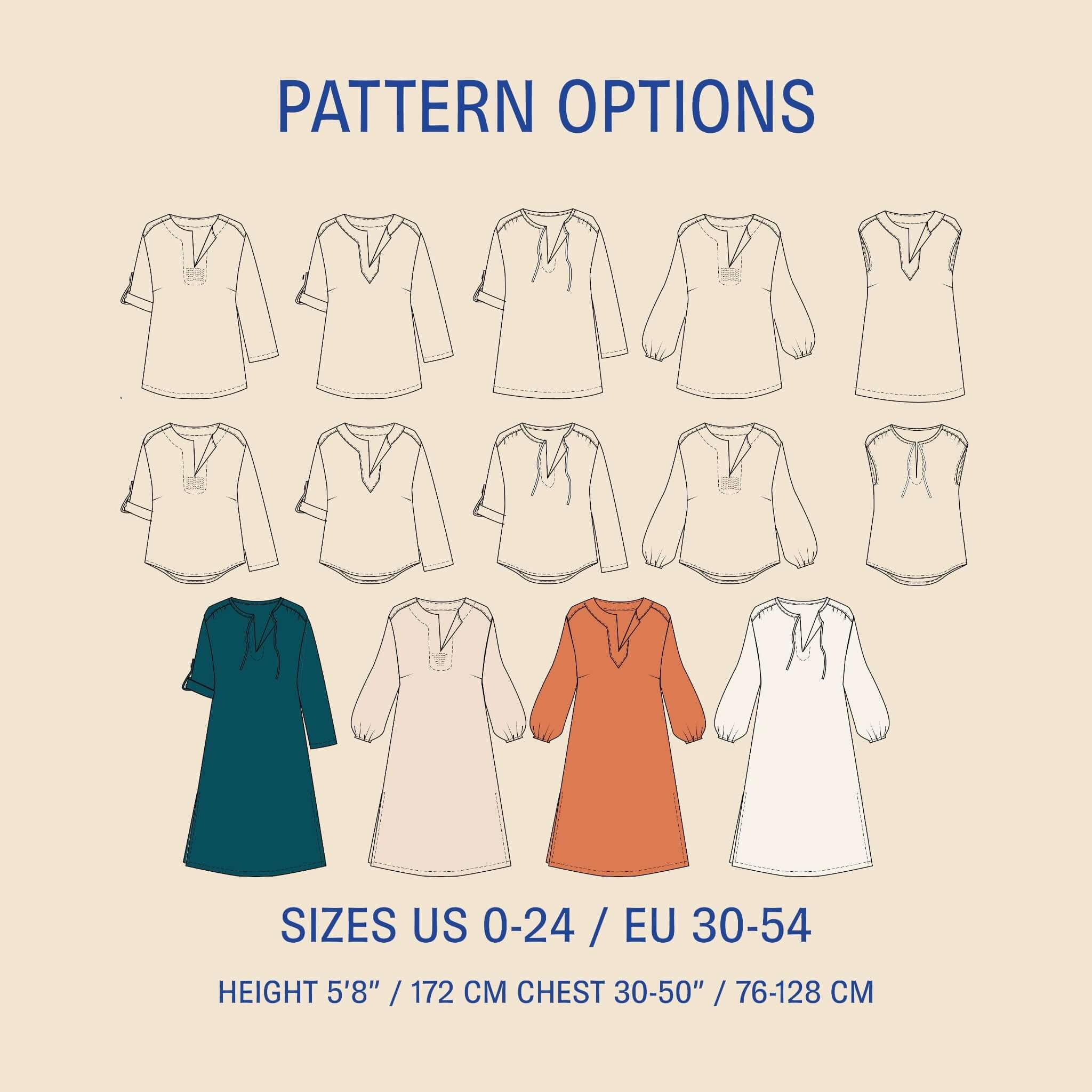 Piper Tunic Sewing Pattern