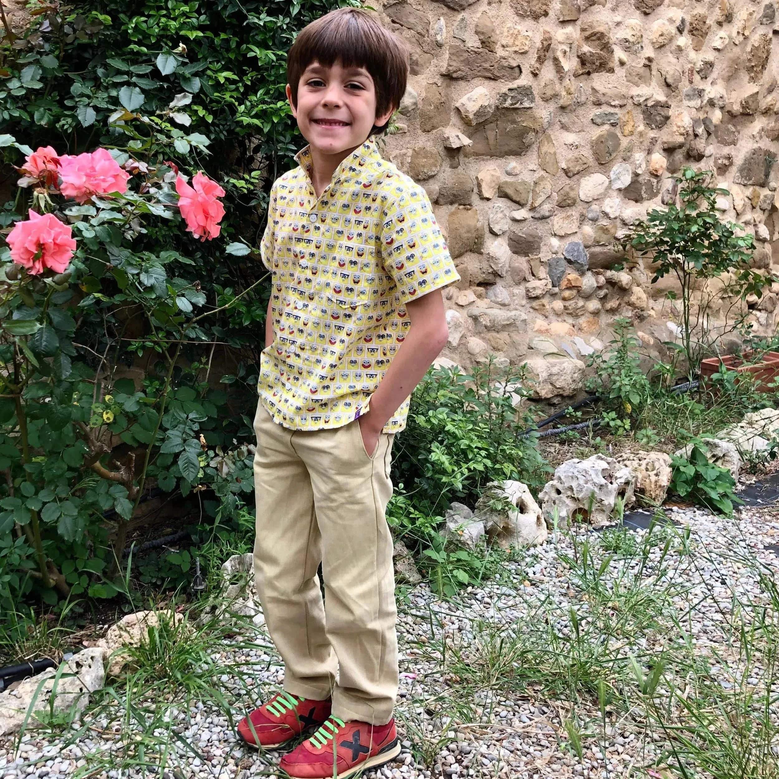 Pants sewing pattern for kids