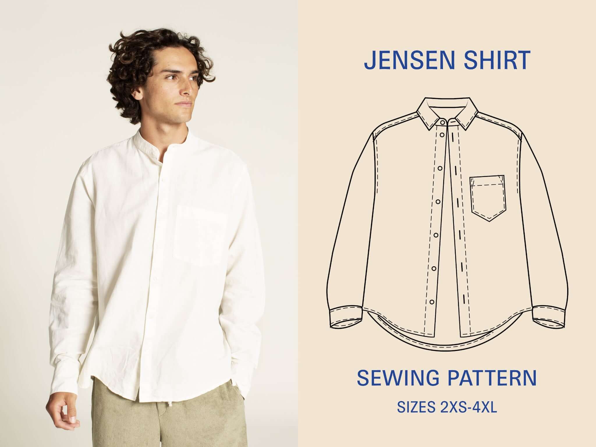 Jensen Shirt sewing pattern