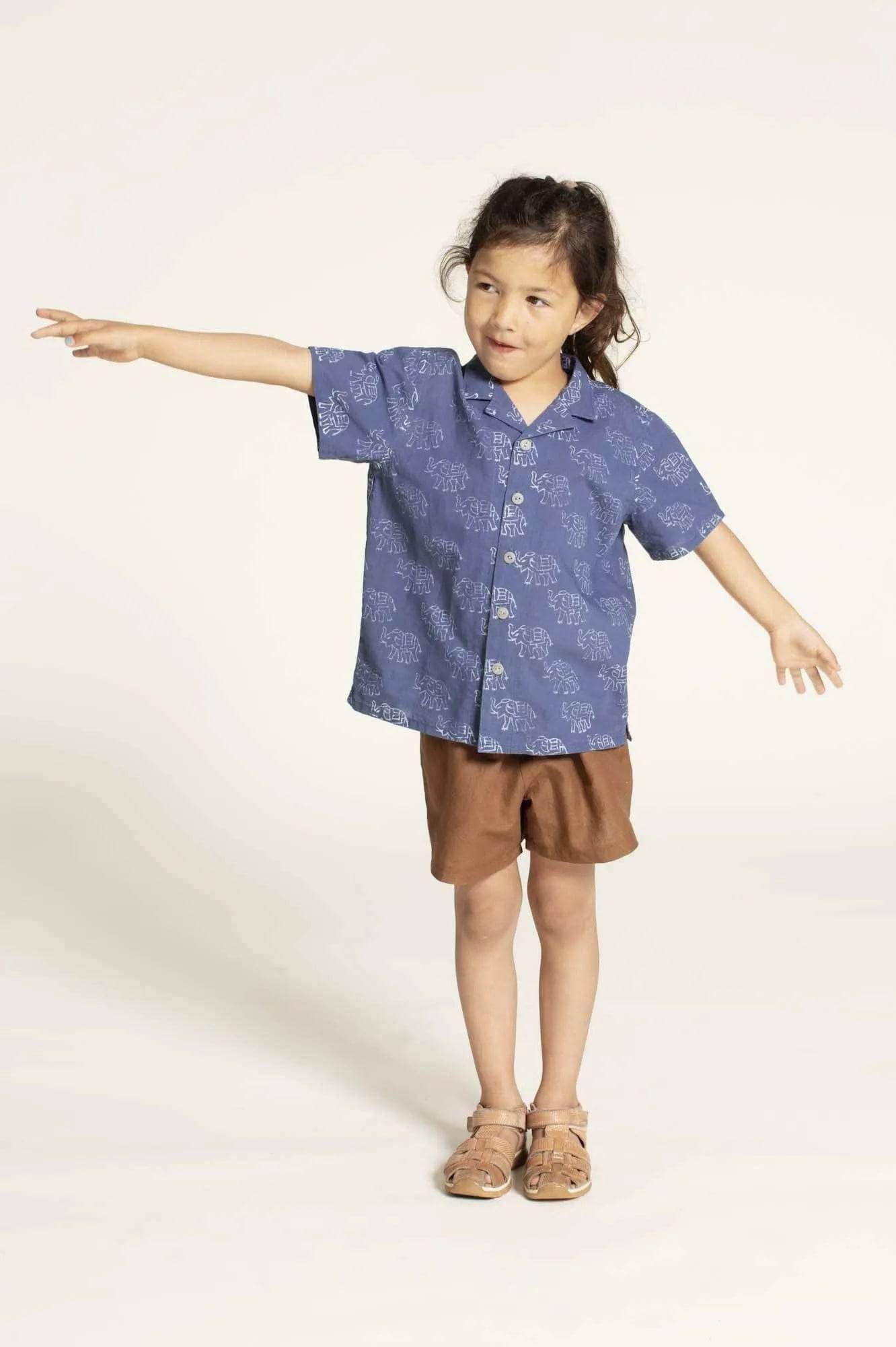 Kids Tropical Shirt sewing pattern