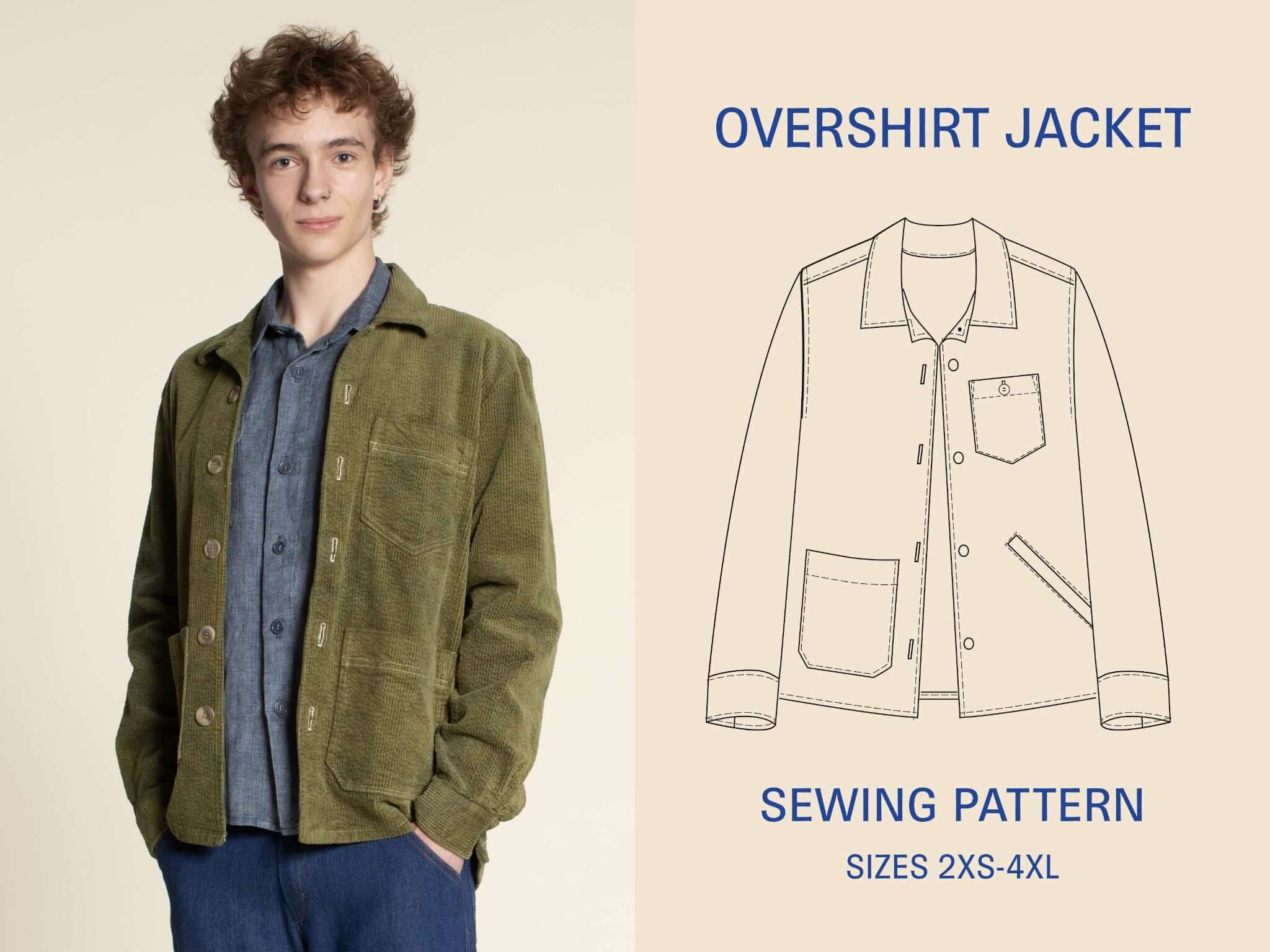 Overshirt sewing pattern