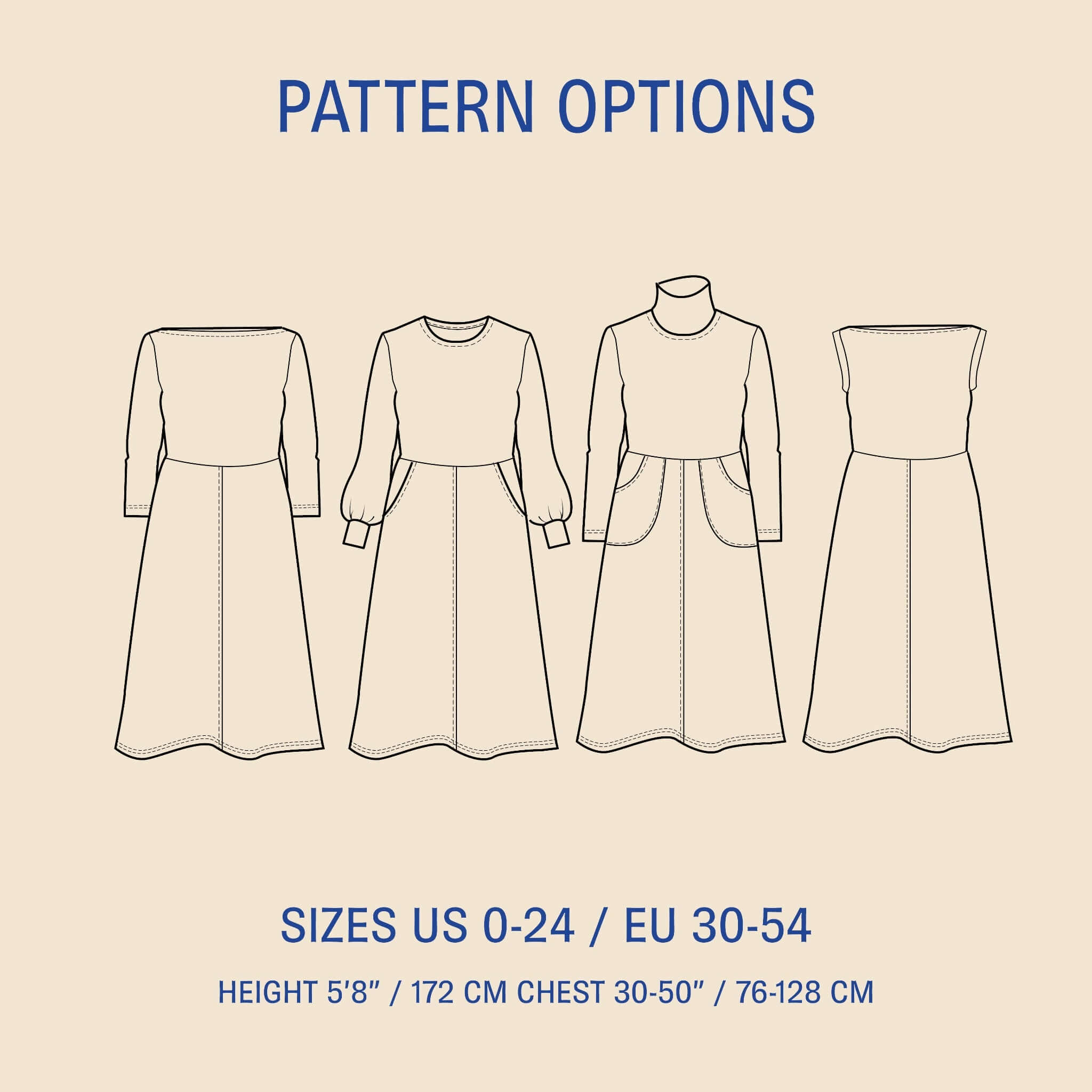 Asta Dress sewing pattern