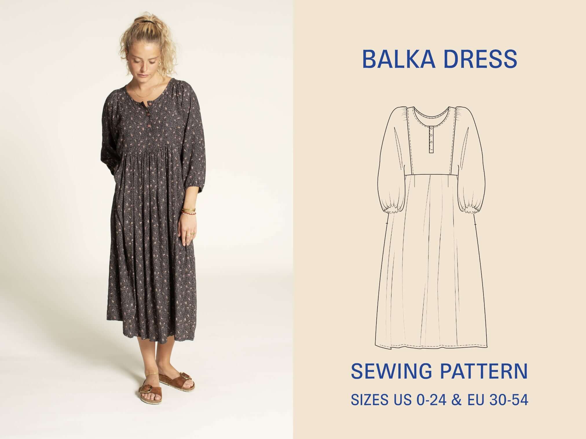 Balka Dress Sewing Pattern