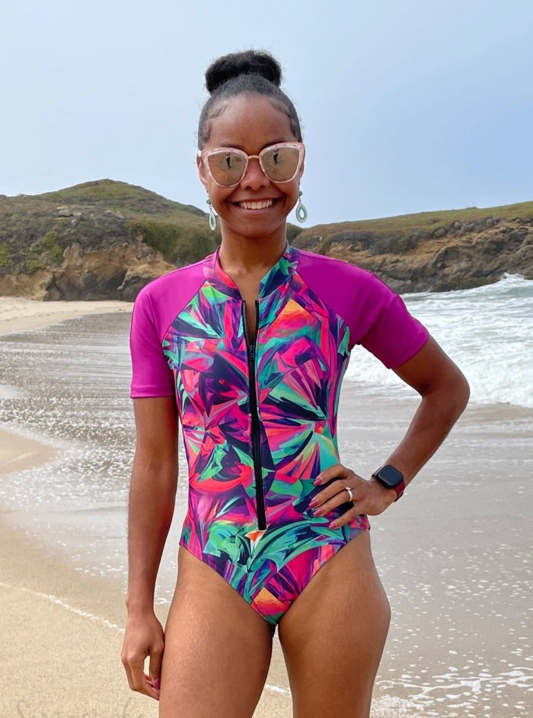 Wave Rider Rash Guard Set & Swimsuit Sewing Pattern