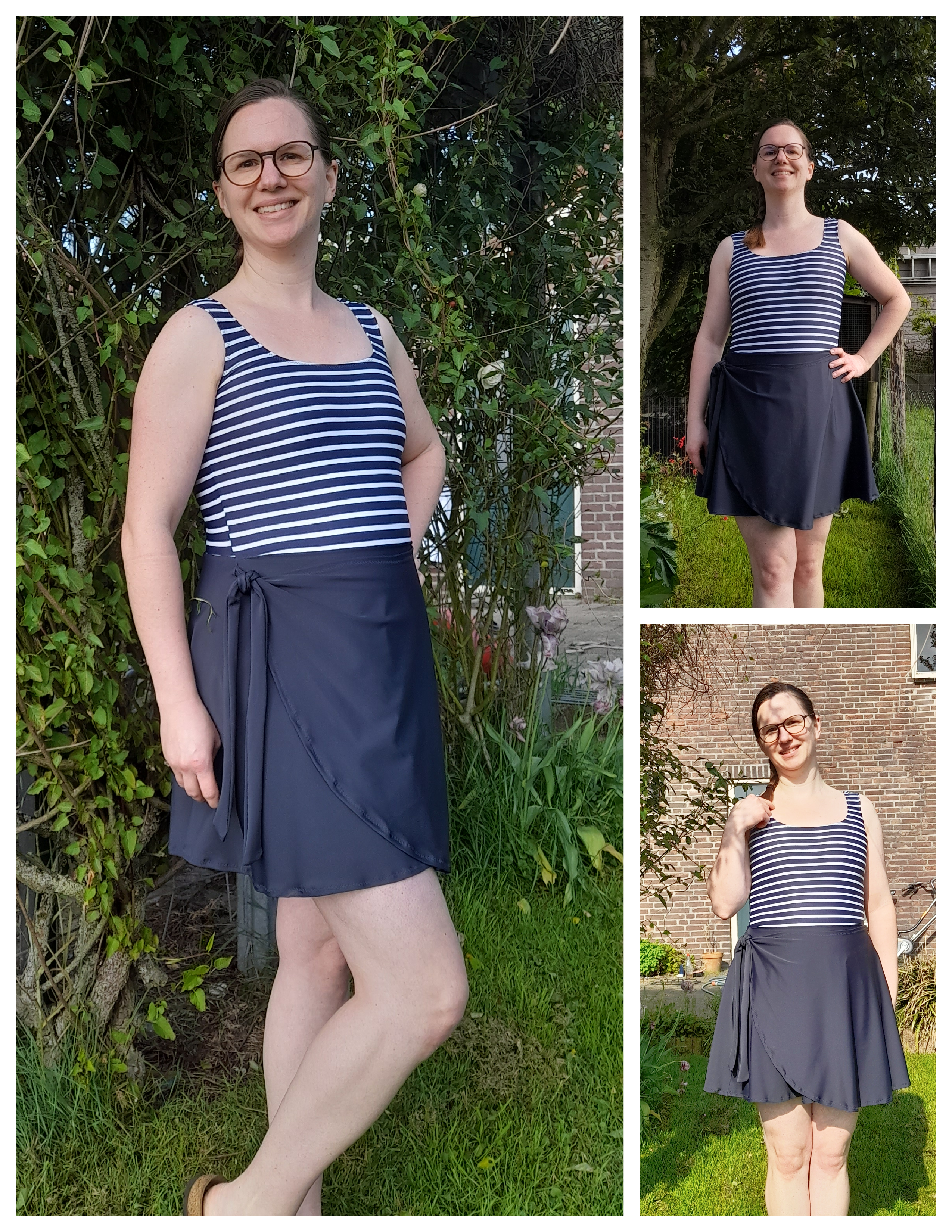 Candi Square Neck Swim Dress Sewing Pattern