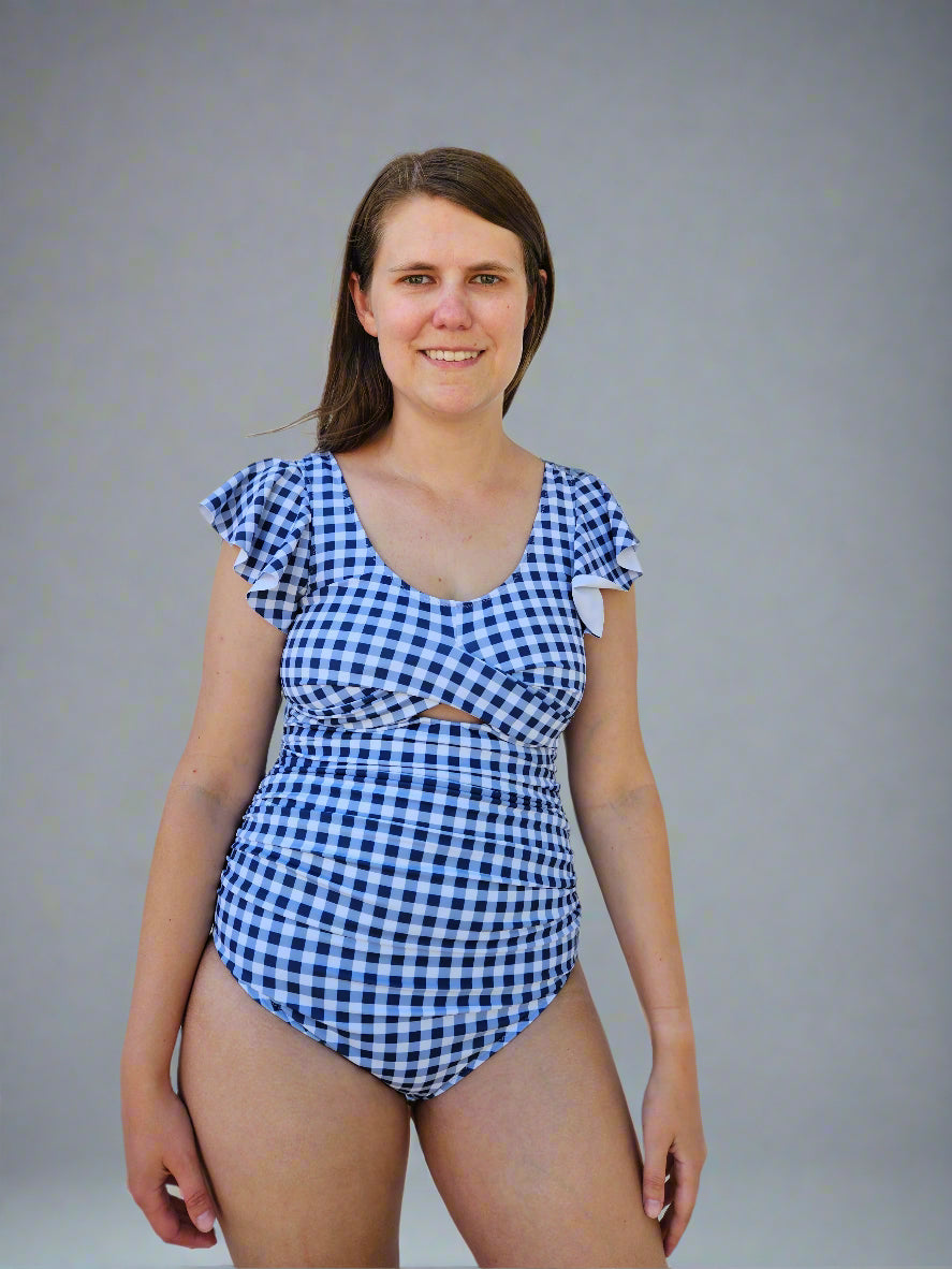 Tropical Twist Cutout Swimsuit Sewing Pattern