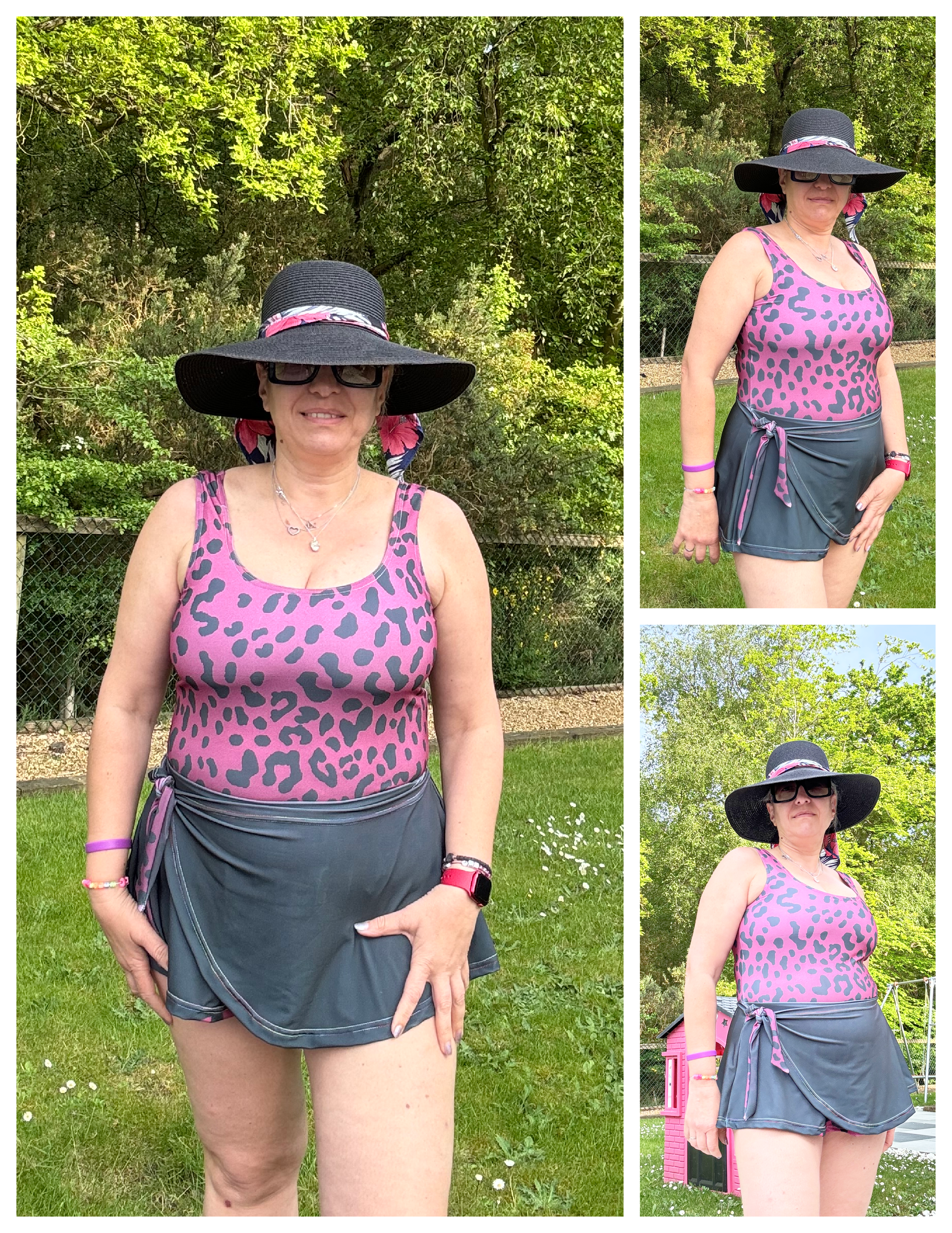 Candi Square Neck Swim Dress Sewing Pattern